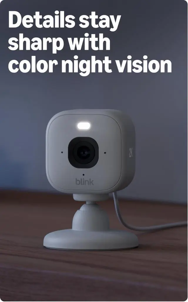 Alt view image 9 of 12 - Mini 2K+ (newest model) Plug-in Home & Pet Indoor Security Camera with 2K video resolution, night vision, enhanced audio, motion detection 1 camera (White)