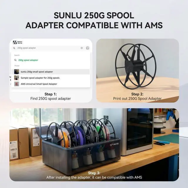 Alt view image 10 of 14 - 250g PLA Filament 1.75mm Bundle,3D Printer Filament Bundle Multicolor, Neatly Wound PLA Filament, Individually Vacuum Packed,250g Spool,8 Rolls,Black+White+Grey+Transparent+Red+Blue+Orange+Green