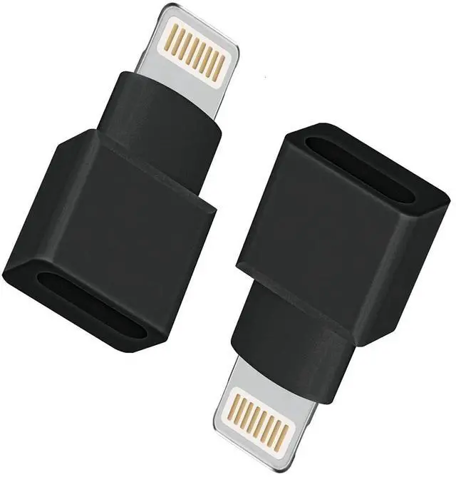Main image of 2Pack Apple MFi Certified Lightning Extender Adapter, Male to Female, 8-pin for iPhone 13 12 11 X XS XR 8 7 6 iPad Transfer Audio Video Data