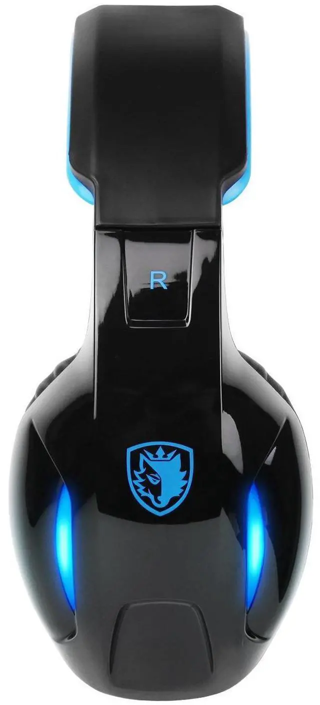 Alt view image 12 of 14 - SA902 7.1 USB Surround Sound PC Headsets Over-Ear Gaming Headphones with Microphone LED Light