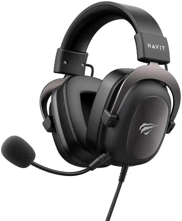 Alt view image 8 of 14 - H2002d Gaming Headsets for PS4,PC, 53MM Drivers Surround Sound PS5 Headset with Mic Gaming Headphones with Mic Durable Aluminum Frame Valentines Gifts for Men