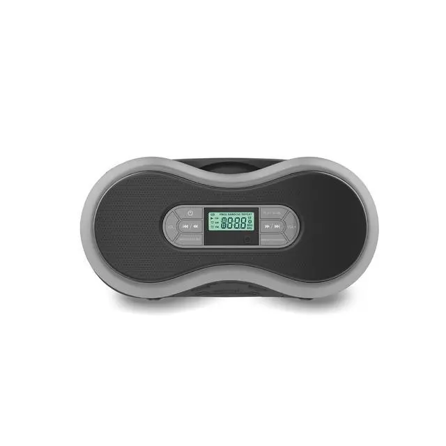Alt view image 4 of 6 - Portable Bluetooth CD Boombox with Digital FM Radio