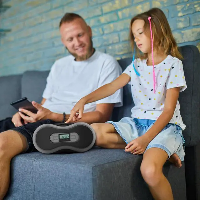 Alt view image 5 of 6 - Portable Bluetooth CD Boombox with Digital FM Radio