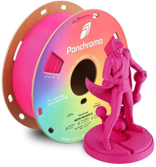 Alt view image 8 of 14 - Neon PLA Filament, Neon Magenta 1.75mm 3D Printing Filament, 3D Printer PLA Filament, Fit Most FDM 3D Printers, 1kg Spool (2.2lbs)