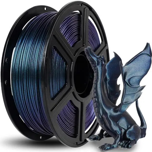 Alt view image 8 of 14 - 3D Printer Filament Chameleon PLA Color Shift Filament 1.75mm, Changes Color with Light and Angles, 1KG Spool (2.2lbs), Dimensional Accuracy +/- 0.02mm for FDM 3D Printers (Burnt Titanium)