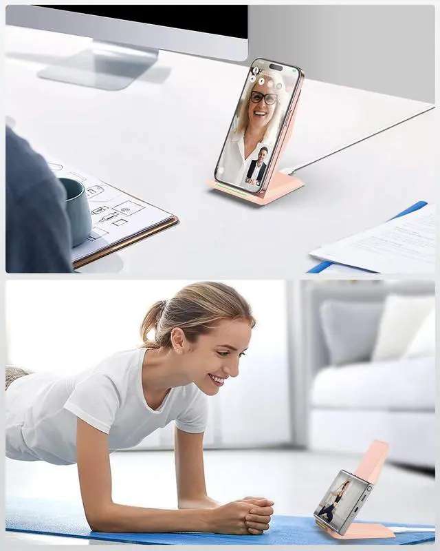 Alt view image 14 of 14 - Wireless Charger 2 Pack - Fast Wireless Charging Stand for iPhone 17/17 Air/16/16 Plus/16 Pro Max/16 Pro/15/14/13/12, Phone Charger Compatible Samsung Galaxy S26/S25/S24/S23/S22/S21,Pixel 6/5