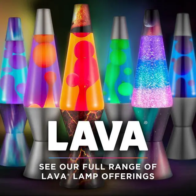 Alt view image 6 of 7 - The Original Lava® Lamp - 14.5" Aurora Borealis Classic Liquid Motion Lamp - Purple Wax and Blue Liquid - Item #2047 (Amazon Exclusive)