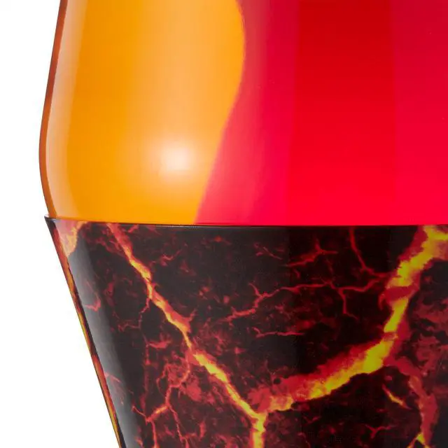 Alt view image 5 of 7 - The Original Lava® Lamp - 14.5" Volcanic Crags - Classic Liquid Motion Lamp - Red Wax and Orange Liquid - #2078 (Amazon Exclusive)