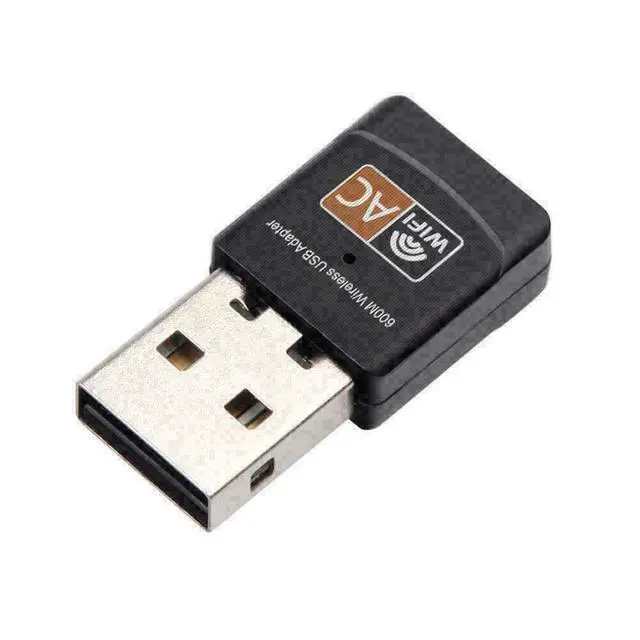 Alt view image 6 of 7 - USB WiFi Adapter, AC600 Mbps Dual Band 2.4/5Ghz Wireless Mini Network Adapter 802.11 , Support PC Desktop Laptop MAC Book Windows Notebook