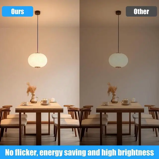 Alt view image 5 of 7 - A19 Color Changing Light Bulb with Remote Control&App Control, 800LM 9W(60W Equivalent) Dimmable 3000K-6500K RGBWW,E26 Base 2.4GHz,Light Bulb for Home Decor,2Bulb&1Remote