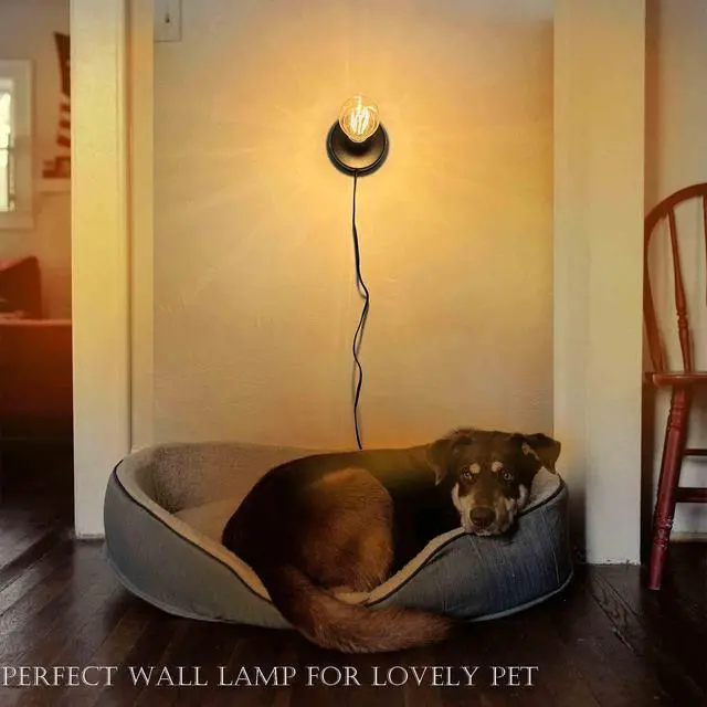 Alt view image 5 of 6 - Black Metal E26/E27 Screw Light Socket with 10FT Extension Cord, Hanging Light Cord for Garage,80MM Small Table Lamp Base Ceiling Bulb Holder, On/Off Switch US Plug in Wire (1 Pack)