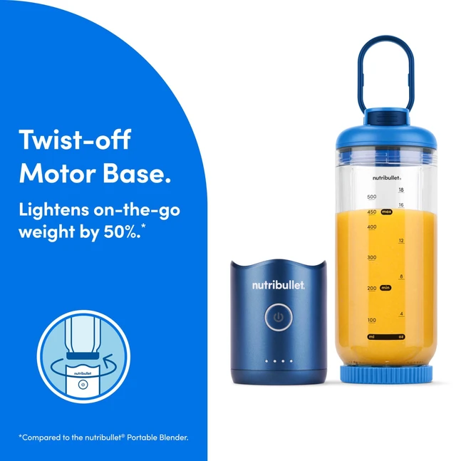 Alt view image 3 of 7 - Flex portable blender NBPB50200BB, Sapphire Blue