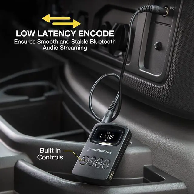 Alt view image 2 of 7 - BTTRFM-SP1 Portable Bluetooth Transmitter/Receiver, FM Transmitter and Wireless Audio Receiver for TV, Headphones, Home/Car Stereo, Airplane Entertainment and more, up to 7 Hour Battery Life