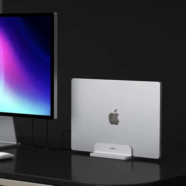 Alt view image 7 of 7 - Aluminum Laptop Stand, Sturdy and Adjustable, Compatible with Apple MacBook Pro/Air, Mac Mini, iPad Pro, Silver