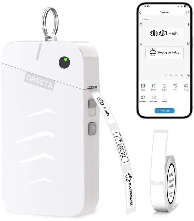 Main image of S001 Label Maker Machine with Tape, Portable Bluetooth Label Maker