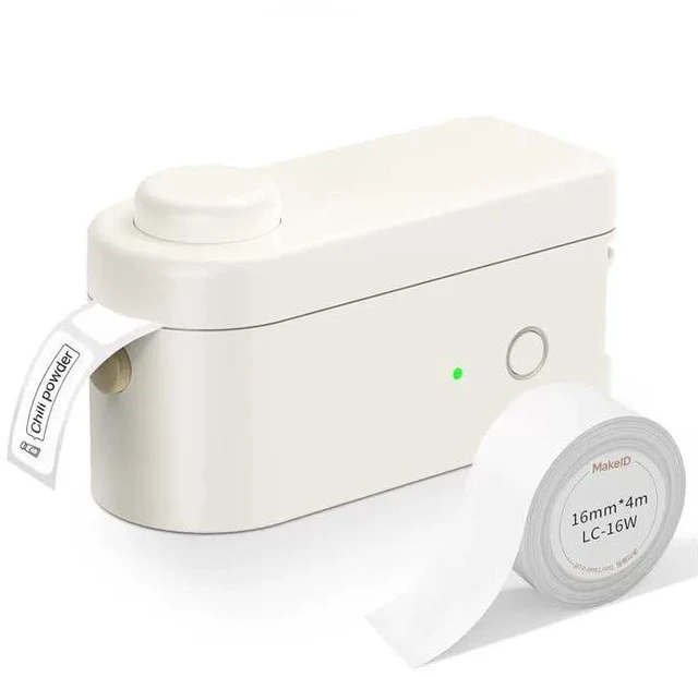 Main image of L1-C Smart Label Maker Machine with Tape Mini Bluetooth Label Maker, Portable & Rechargeable, Compatible with 9/12/16mm Waterproof Tapes for Home, Office, School Organization