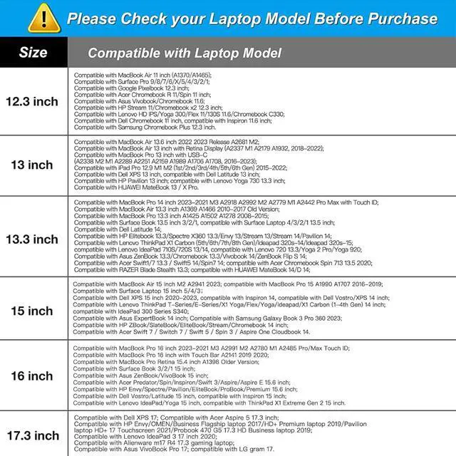 Alt view image 5 of 6 - Laptop Case 13.3 inch, 13-13.3 inch Laptop Sleeve Compatible with MacBook Air/Pro 13/Pro 14 M5 M4 M3 M2 M1, HP Dell ASUS Lenovo,Polyester Vertical Computer Sleeve Bag with Pocket, Bright Rose