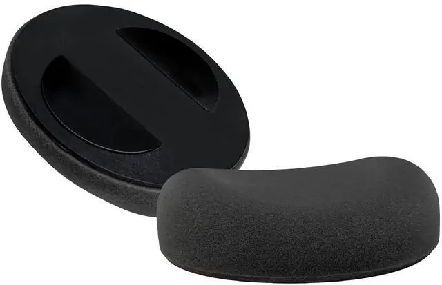 Alt view image 2 of 7 - Comfy Glide Palm/Wrist Rest - Smooth Gliding Left and Right-Hand Ergonomic Memory Foam Wrist Support for Mouse or Keyboard - Anti-Fatigue - Stress and Pain Relief for Carpal Tunnel - Jet Black