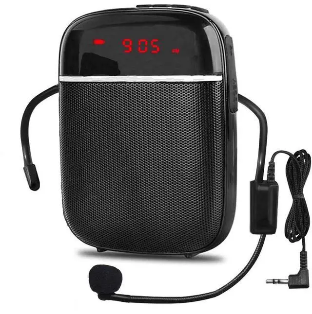 Main image of Portable Bluetooth Voice Amplifier, Voice Amplifier for Teachers Lightweight Personal Microphone with Speaker Wired Headset, Apply to Classroom, Elderly, Coaches, Training, Presentation, Tour Guide