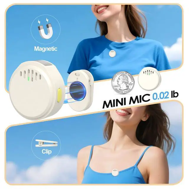 Alt view image 3 of 7 - Voice Amplifier for Teacher with Wireless Magnetic Lapel Microphone, Portable Integrated Storage and Charge Design, 20W Powerful Personal Megaphone Speaker for Classroom, Tour Guide, Elderly