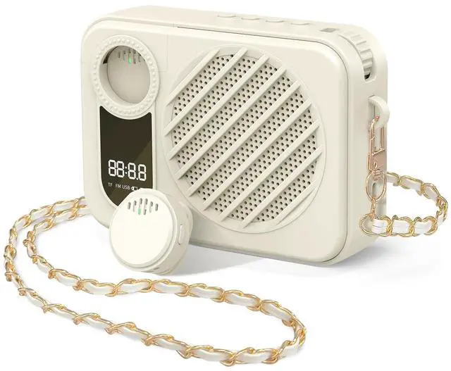 Main image of Voice Amplifier for Teacher with Wireless Magnetic Lapel Microphone, Portable Integrated Storage and Charge Design, 20W Powerful Personal Megaphone Speaker for Classroom, Tour Guide, Elderly