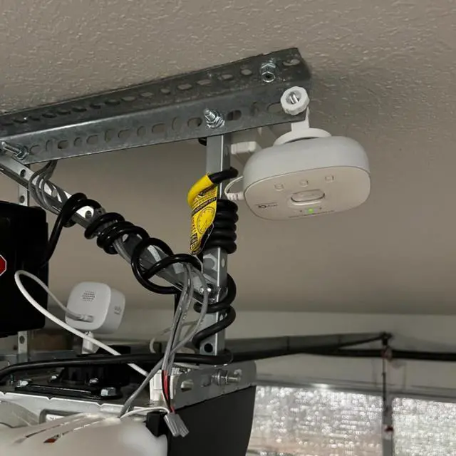 Alt view image 5 of 7 - Mounting Bracket myQ Chamberlain Garage Smart Hub,Smart Garage Control - Wireless Garage Hub,(Only for MYQ-G0401-ES, Not Included Garage Hub), White