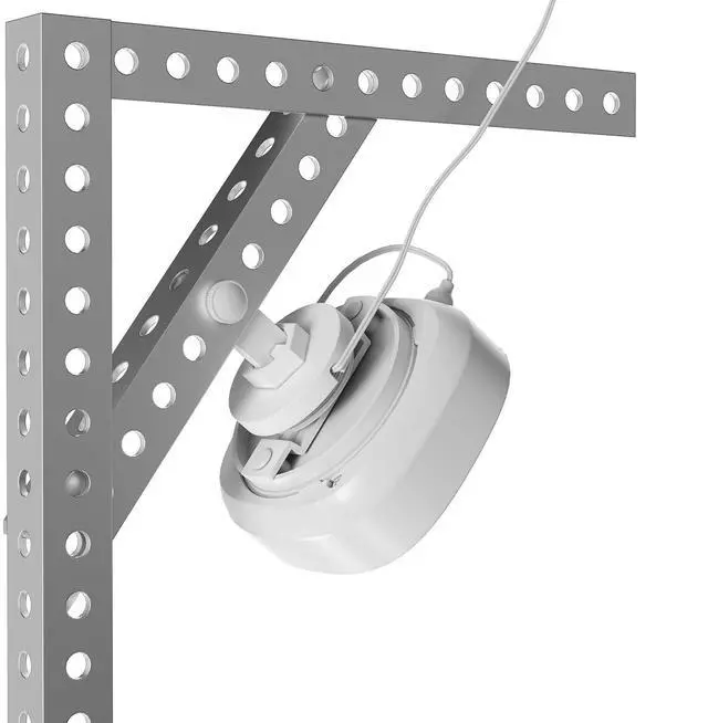 Alt view image 6 of 7 - Mounting Bracket myQ Chamberlain Garage Smart Hub,Smart Garage Control - Wireless Garage Hub,(Only for MYQ-G0401-ES, Not Included Garage Hub), White