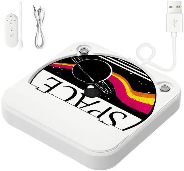 Main image of CD Player for Car with USB Port & AUX Port, External Portable CD Player for car, Plugs into Car USB Port, Laptop, TV, Computer, USB Portable Car CD Player Plug and Play