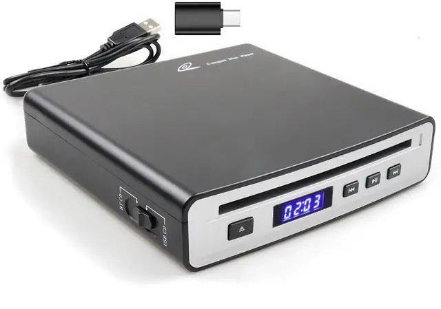 Main image of CD Player for Car Audio,External Portable Car CD Player with Bluetooth and USB Connection,for Laptop Desktop TV Computer Android 4.4 and Above Navigation with Plug and Play