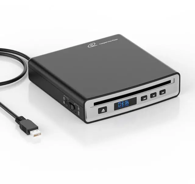 Main image of CD Player for Car,External Portable Car CD Player with Bluetooth and USB,Plug & Play,that Plugs into Laptop Desktop TV Computer for Android 4.4 and Above Navigation