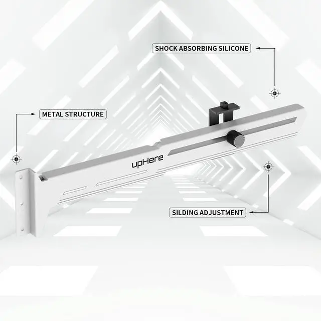 Alt view image 2 of 7 - G276WT White Graphics Card GPU Brace Support Video Card Sag Holder/Holster Bracket,Adjustable Length and Height Support,G276WT