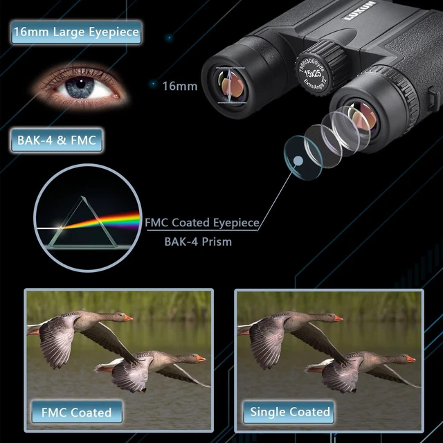 Alt view image 5 of 6 - Compact Binoculars for Adults Kids, 15x25 Mini Binoculars High Powered, Small Binocular for Bird Watching, Cruise Ship, Travel, Hiking,Camping