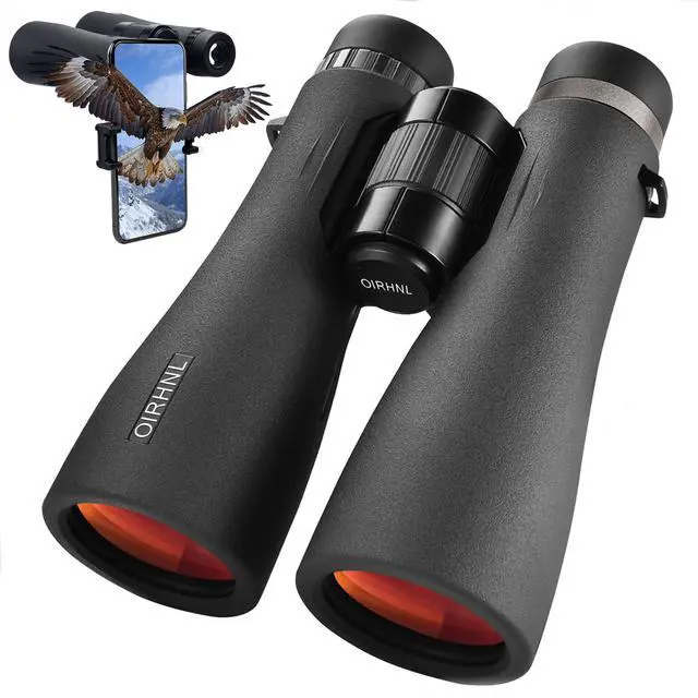 Main image of 12x50 HD Binoculars for Adults, High Powered with Upgraded Phone Adapter, Clear Low Light Vision, IPX7 Waterproof & Lightweight for Bird Watching, Hunting, Outdoor Travel (12x50)