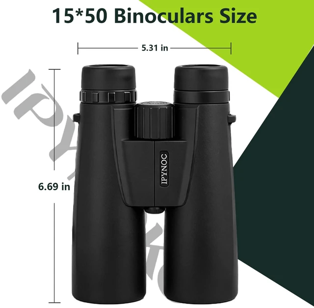 Alt view image 7 of 7 - 15x50 HD High-Powered Binoculars for Adults & Teens Premium Clear Optics for Outdoor, Sports & Travel, Perfect Waterproof Camping Gear and Hunting Essentials for Adventures
