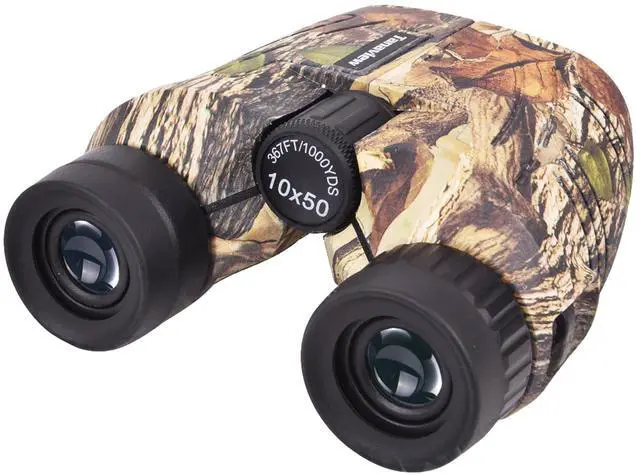 Main image of 10x50 Compact Binoculars for Adults - Long Distance View, High Powered Binoculars with Travel Case - Lightweight, Large Eyepiece, Water & Fog Proof - Hunting, Bird Watching, Cruise
