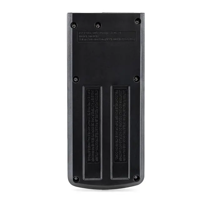 Alt view image 4 of 7 - B808 Essential Surge Protector, 2180J/125V, 8 Outlets, 8 ft Power Cord, LowProfile RightAngle Plug, EMI/RFI Noise Filtration, Automatic Shutdown, Black