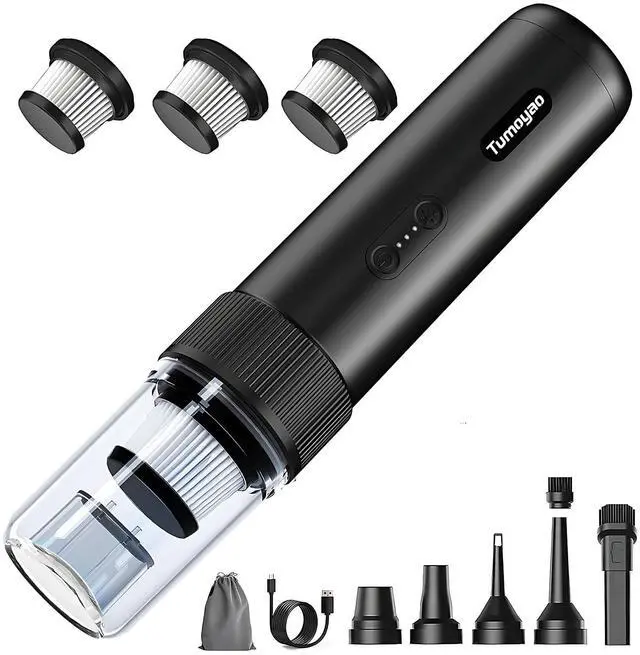 Main image of Car Vacuum Portable Cordless, 21000PA Handheld High Power Suction & Blower, Small Cordless Handheld Vacuum Cleaner for Car, Home, Office