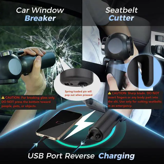 Alt view image 5 of 7 - Handheld Car Vacuum Cleaner, 6 in 1 Multi-function Cordless Small Vacuum, 17000PA Adjustable Portable with Brushless Motor for Inflation, Dust Blowing, Suction for Car, Home, Office All in One