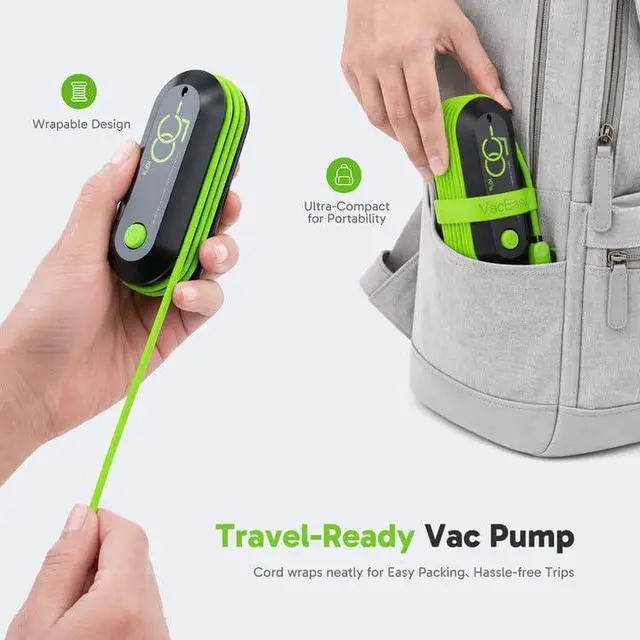 Alt view image 4 of 7 - Travel Vacuum Bags with USB Electric Pump, 12 Pack Vacuum Bags for Travel, Compression Vacuum Packing Bags for Luggage & Suitcase, Space Saving Travel Bags for Clothes and Clothing,Carry-On