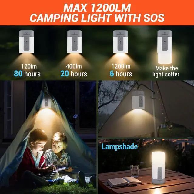 Alt view image 6 of 7 - Air Pump for Inflatables with 10400 mAh Battery & Camping Light