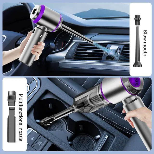 Alt view image 2 of 5 - Car Vacuum Cleaner High Power 20000Pa Cordless Handheld Mini Vacuum & Air Duster for Car & Desk, Home, Office & Camping, Ideal Gift for Men & Women, 6000mAh Battery