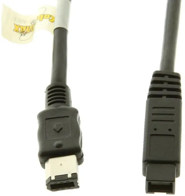 Alt view image 2 of 4 - FireWire 800 to 400 Cable - 6ft - Connect 9-Pin to 6-Pin Devices for Seamless Data Transfer - Adapter for Cameras, Drives, Legacy Peripherals