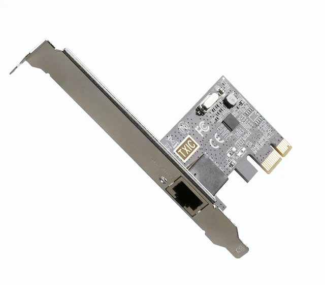 Alt view image 5 of 5 - PCI-E Network Card, Gigabit Ethernet Adapter, RTL8111E Chip, 1000Mbps, PCI Express X1 Interface