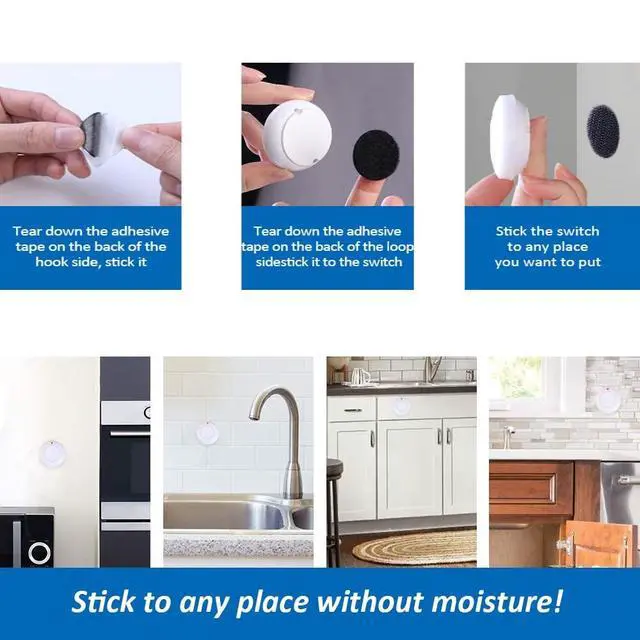 Alt view image 4 of 7 - Garbage Disposal Wireless Switch Kit No Drilling On Sink Top, Remote Control Outlet Wireless Switch for Household Appliances, Up to 100ft. Range