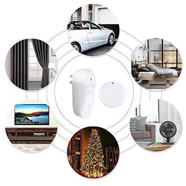 Alt view image 7 of 7 - Garbage Disposal Wireless Switch Kit No Drilling On Sink Top, Remote Control Outlet Wireless Switch for Household Appliances, Up to 100ft. Range