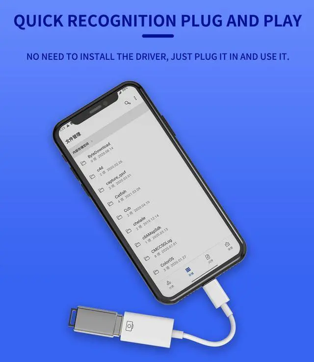 Alt view image 6 of 7 - Iphone OTG Adapter(2Pack)Dongle Lightning Male to USB Female Converter Cable Camera Card Reader Flash Drive Keyboard Mouse MIDI U Disk Hub for 14 13 12 11 Pro Max Mini Xr X Se 8 7 Plus Ipad Air
