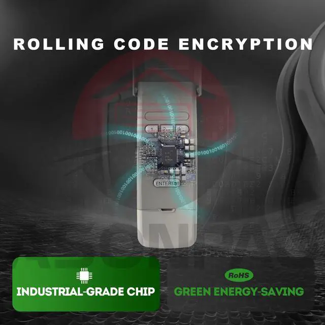 Alt view image 4 of 7 - for Sears Craftsman Wireless Universal Garage Door Opener Keypad CMXZDCG440