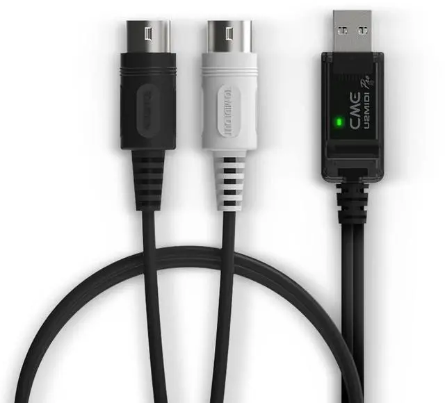 Main image of U2MIDI Pro - High-Speed USB MIDI Cable with Filter and Mapper - Plug & Play USB-to-MIDI Interface for Computer/Laptop/PC to MIDI Instrument/Device - 6.5ft