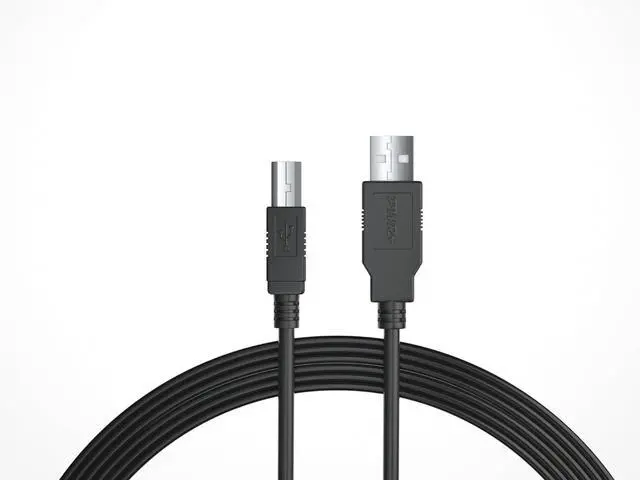 Alt view image 4 of 5 - Midi Cord Cable 12Ft Extra Long USB-2.0 Cable Type-A to Type-B High Speed for Audio Interface, Midi Keyboard, USB Microphone, Mixer, Speaker, Monitor, Instrument, Strobe Light System Mac PC