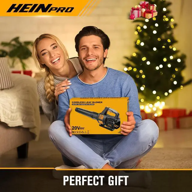 Alt view image 7 of 7 - Cordless Leaf Blower Compatible with Dewalt 20V Max Battery 400CFM Electric Leaf Blower Cordless, Variable Speed, Turbo Mode, Battery Powered Leaf Blowers for Lawn Care, Yard(Tool Only)